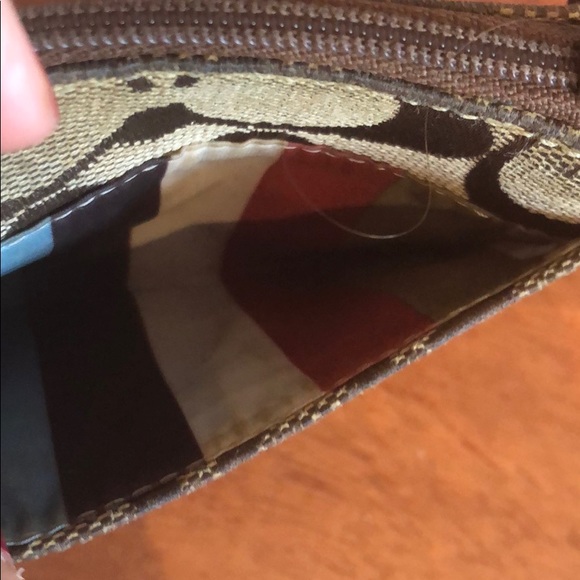 Coach zip signature key case - Picture 4 of 5